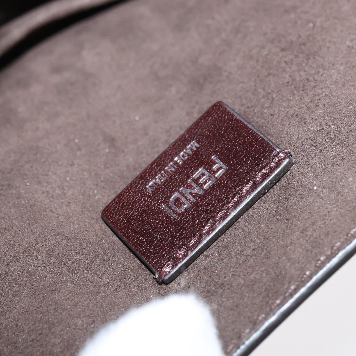 Fendi Karligraphy Crossbody Bag Patent