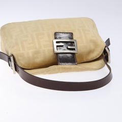 Fendi Mamma Baguette Shoulder Bag Canvas