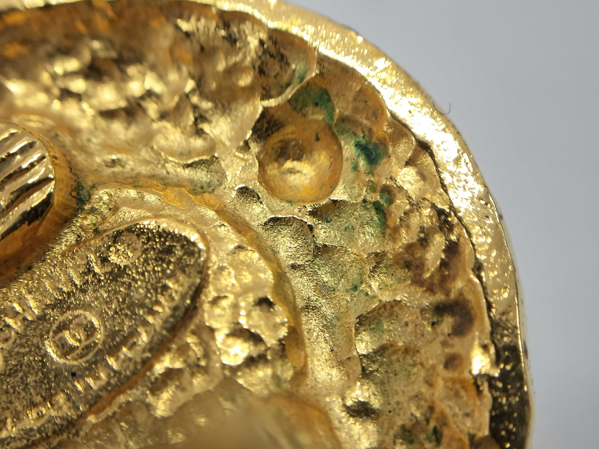 Chanel Vintage CC Round Button Clip-On Earrings Metal