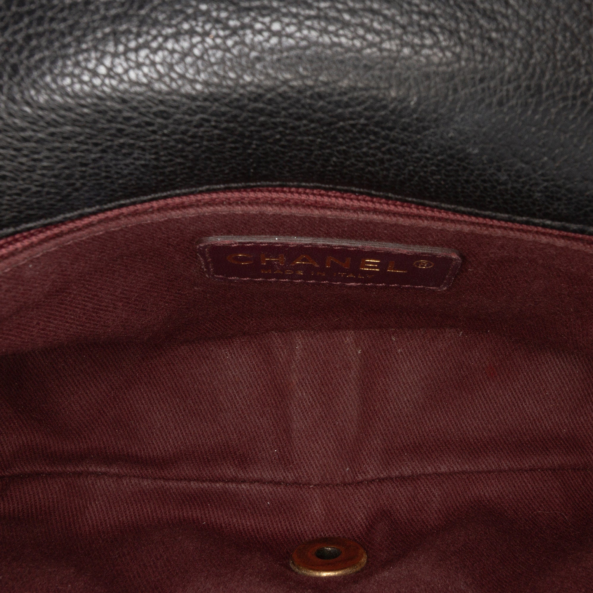 Paris-Salzburg Small Patent and Goatskin CC Eyelet Flap