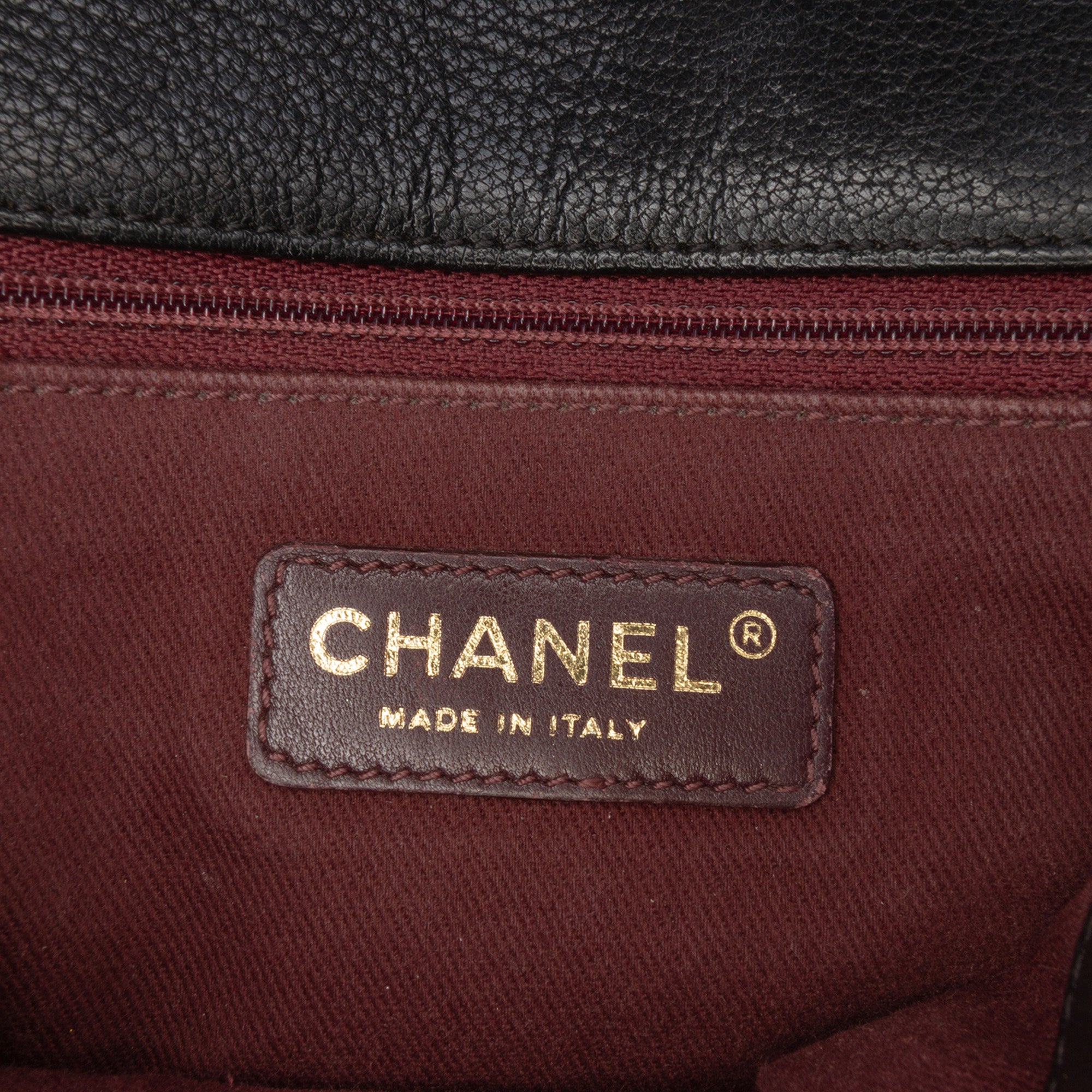 Paris-Salzburg Small Patent and Goatskin CC Eyelet Flap