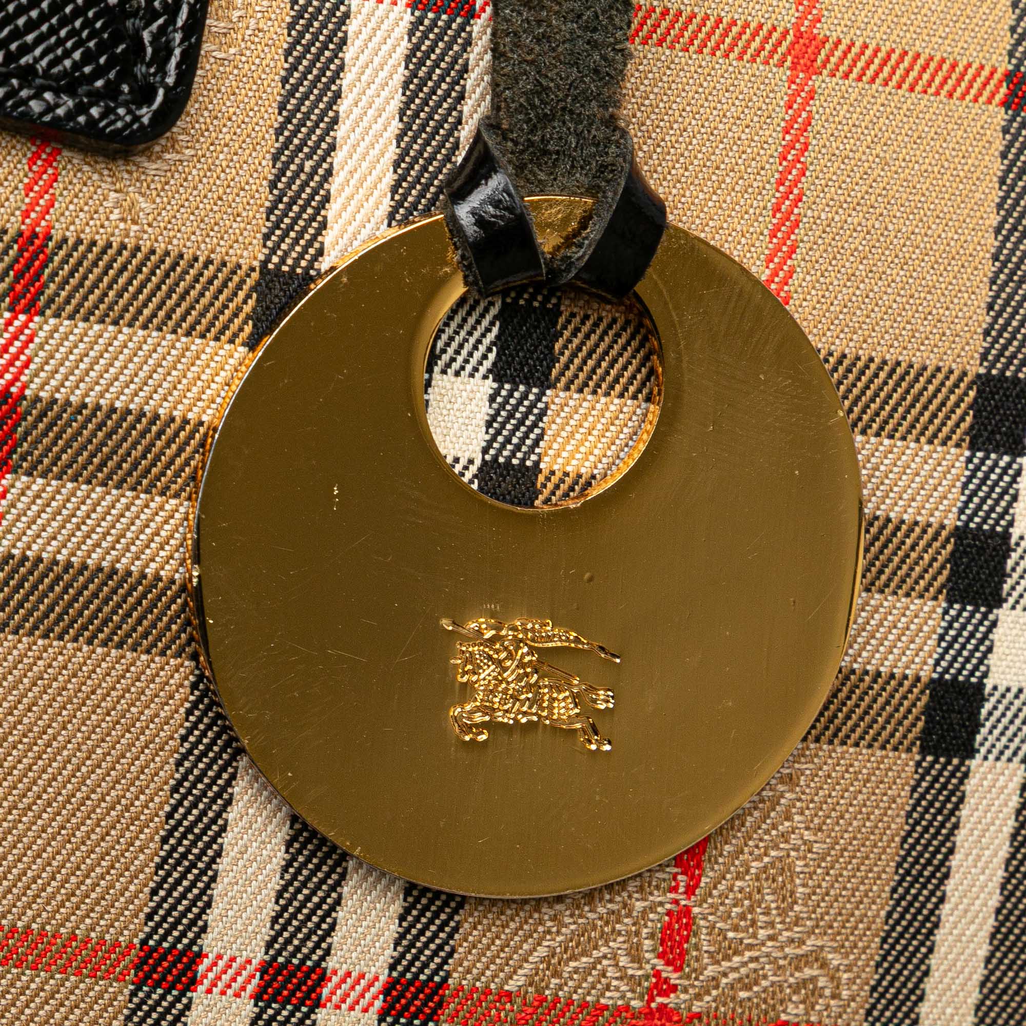 Haymarket Check Canvas Handbag