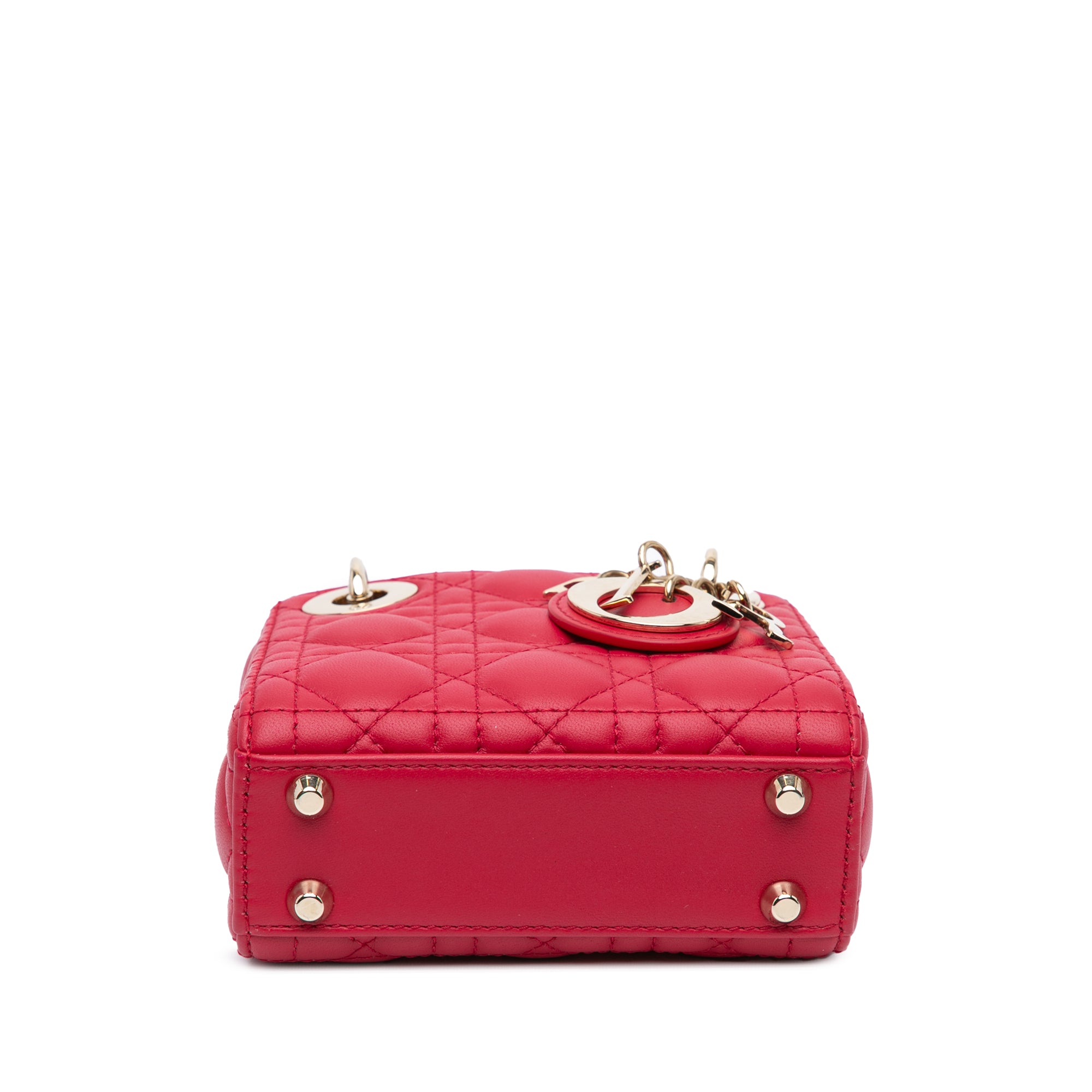 Micro Lambskin Cannage Lady Dior