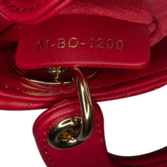 Micro Lambskin Cannage Lady Dior