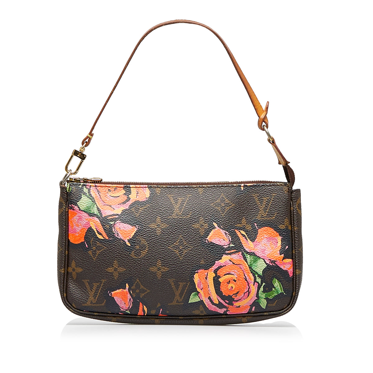 x Stephen Sprouse Monogram Roses Pochette Accessoires