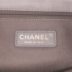 Jumbo Quilted Calfskin Triple Stitched Flap
