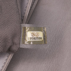 Jumbo Quilted Calfskin Triple Stitched Flap