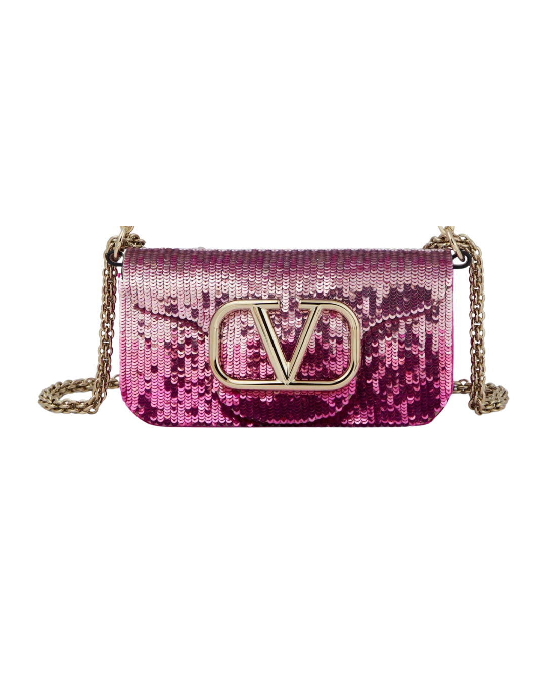 Valentino Garavani Rockstud Pouch Leather with Embossed Detail