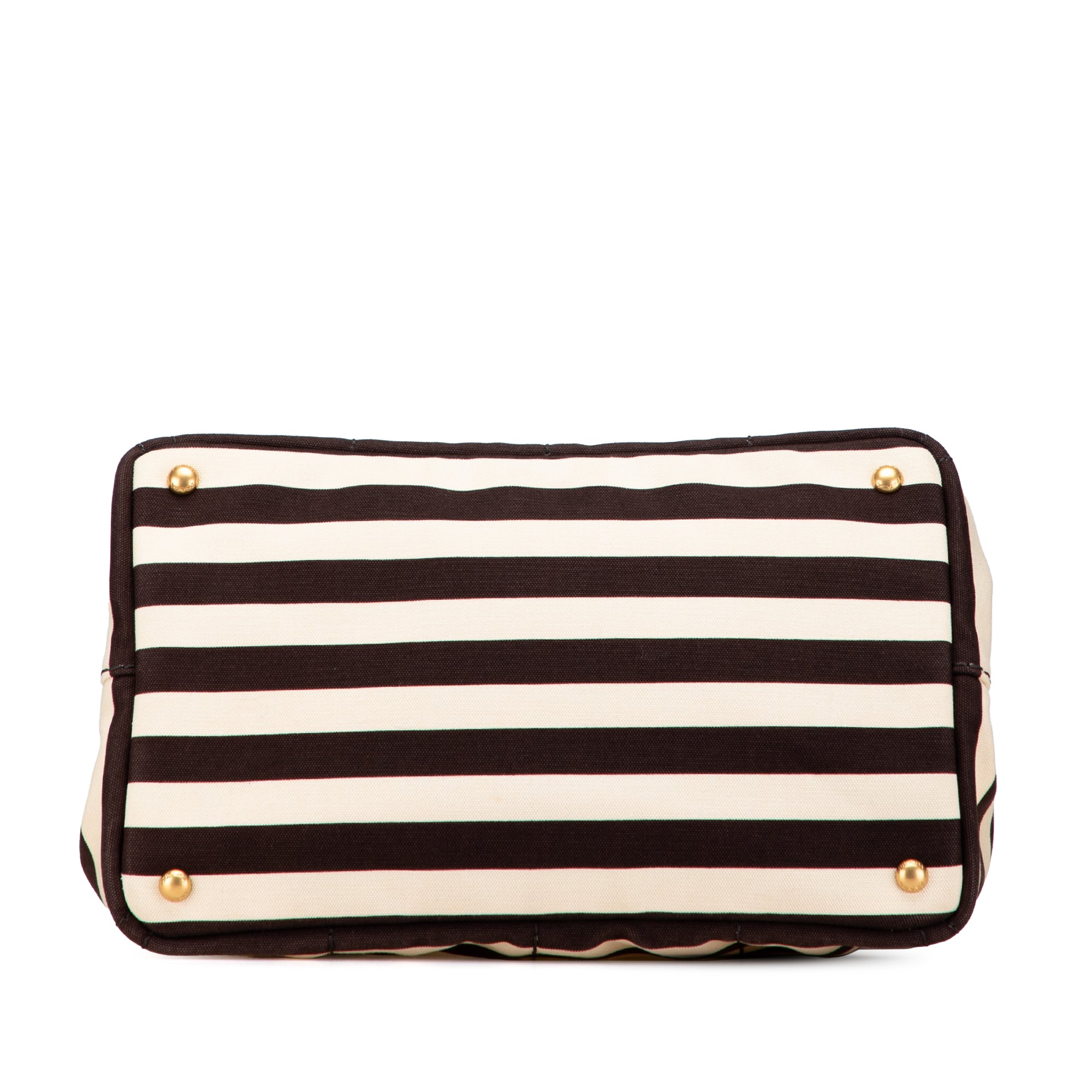 Canvas Canapa Righe Striped Satchel