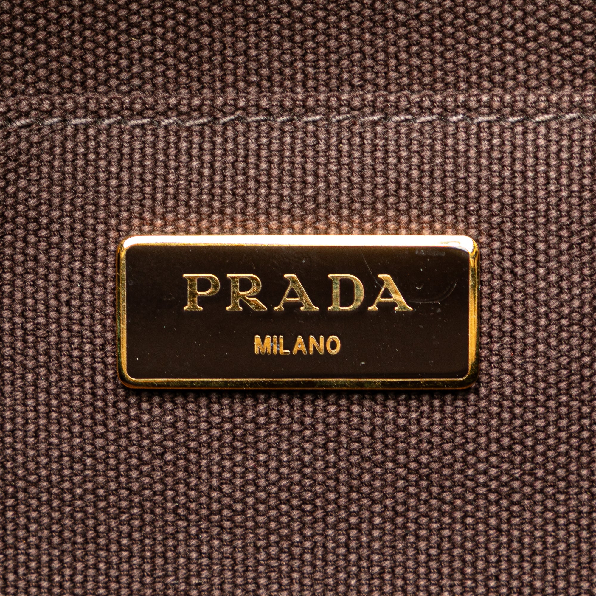 Canvas Canapa Righe Striped Satchel