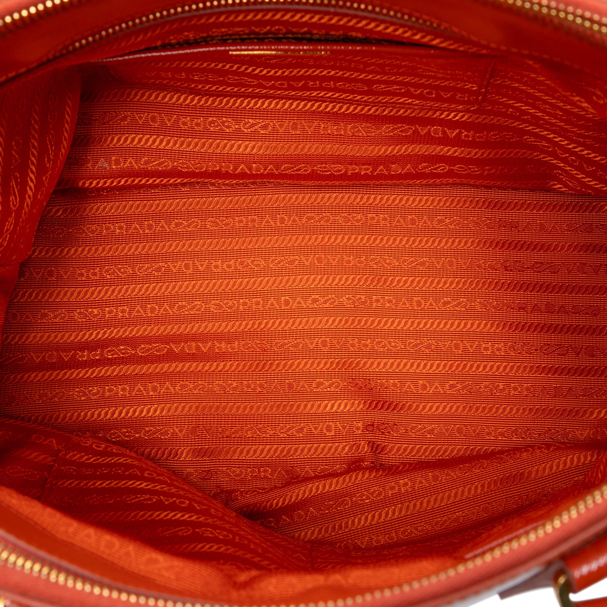 Medium Saffiano Vernice Galleria Double Zip Satchel