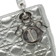Small Metallic Grained Calfskin Cannage My ABCDior Lady Dior
