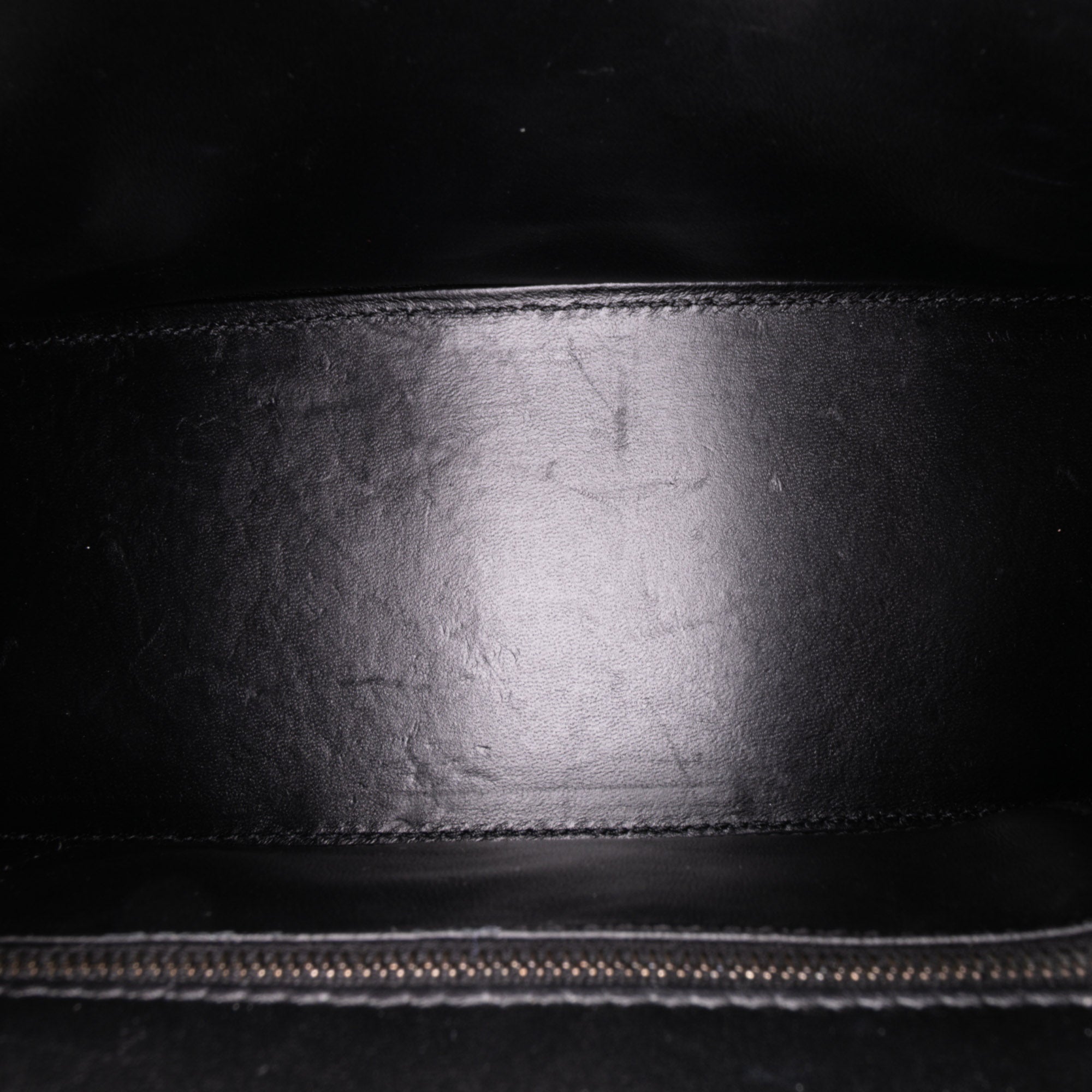 Small Quilted Leather Hourglass Top Handle Bag
