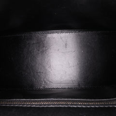 Small Quilted Leather Hourglass Top Handle Bag