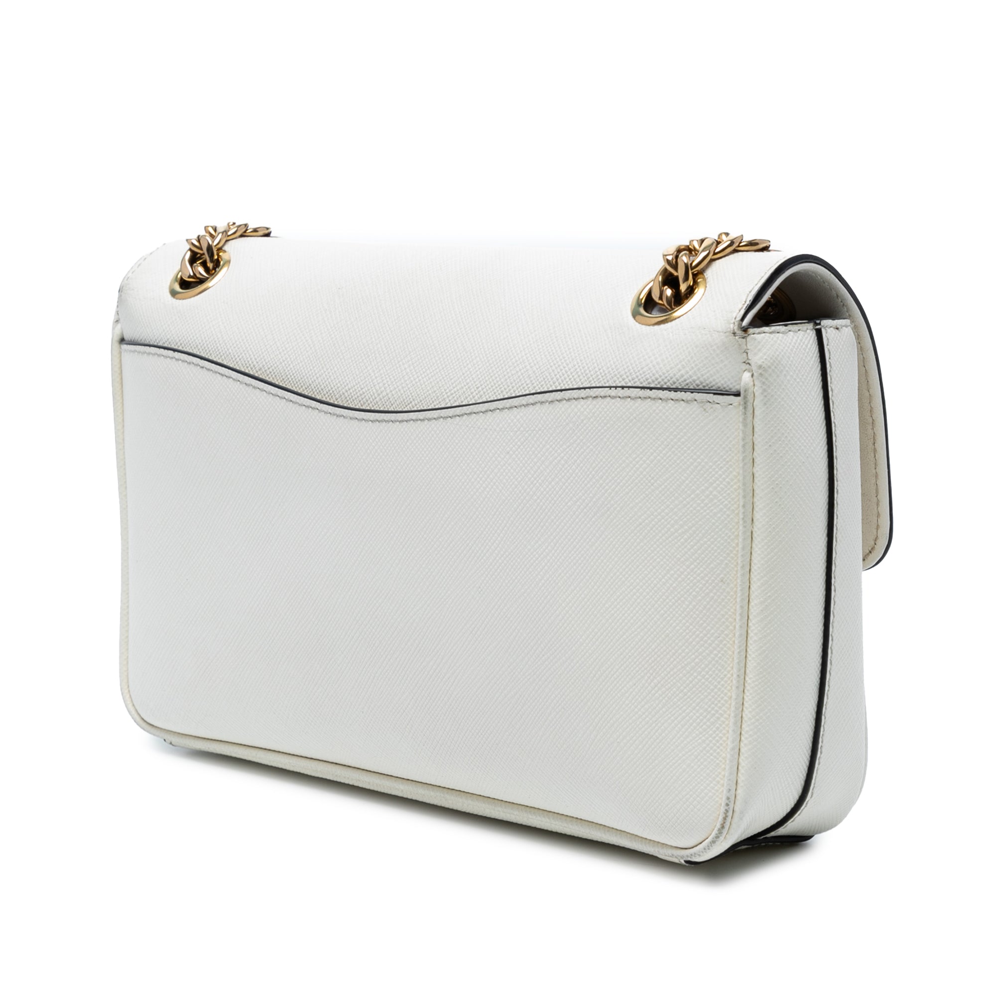 Saffiano Pattina Chain Crossbody