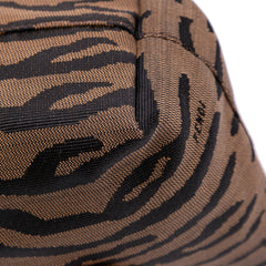 Zebra Print Canvas Handbag