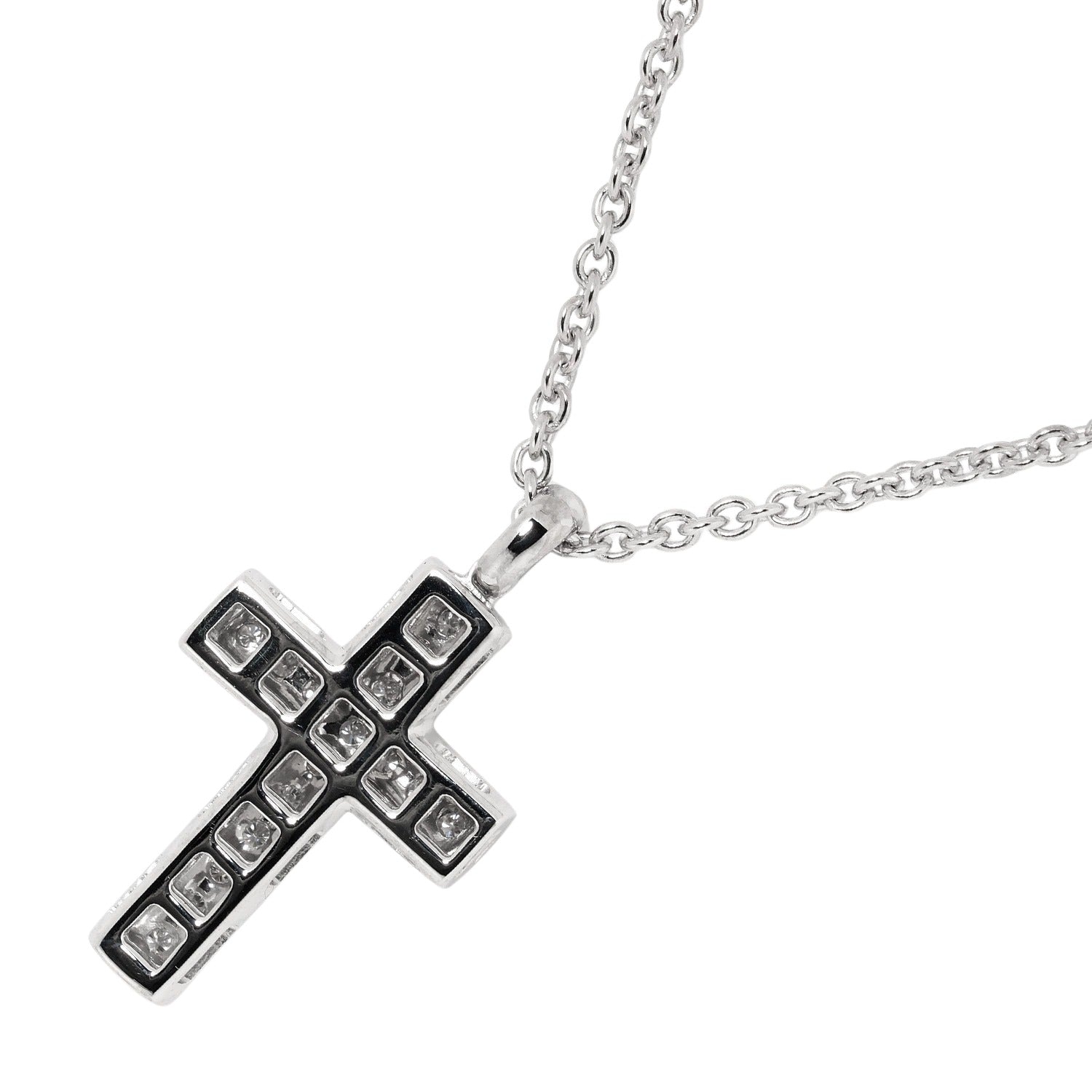 Bulgari Latin Cross Necklace