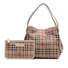 Small Haymarket Check Coated Canvas Canterbury Tote