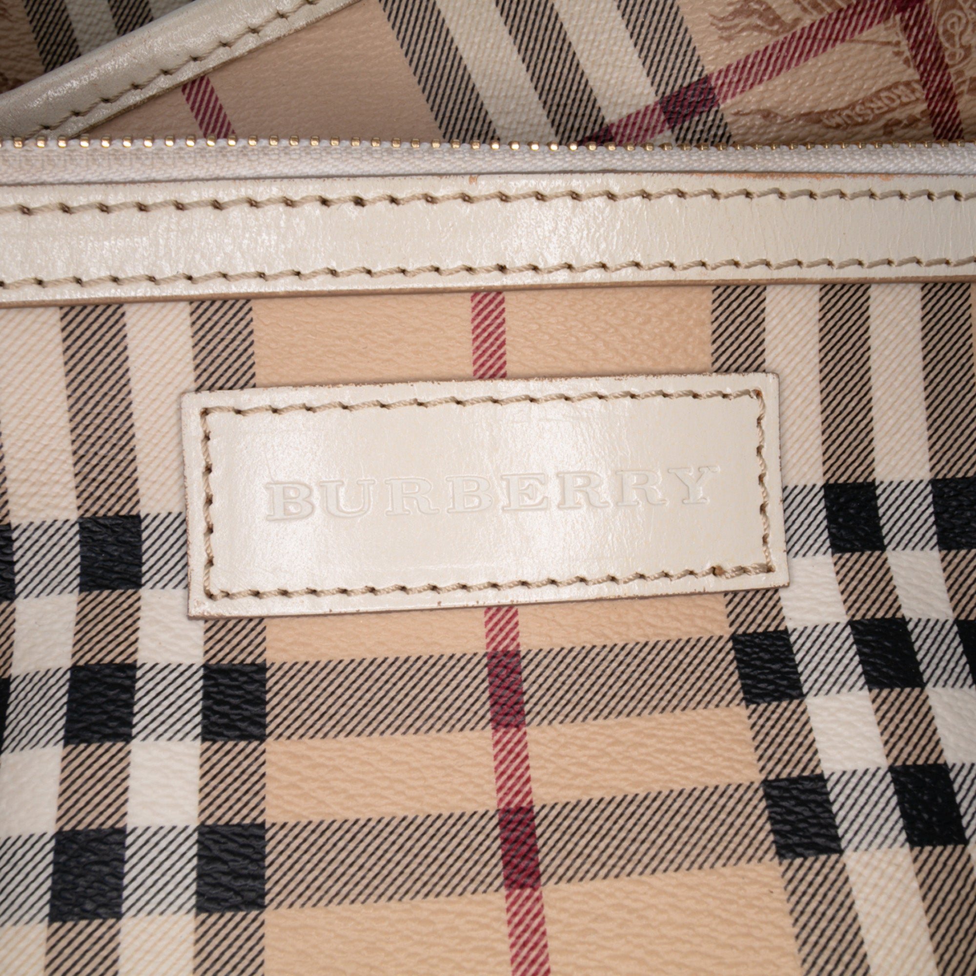 Small Haymarket Check Coated Canvas Canterbury Tote