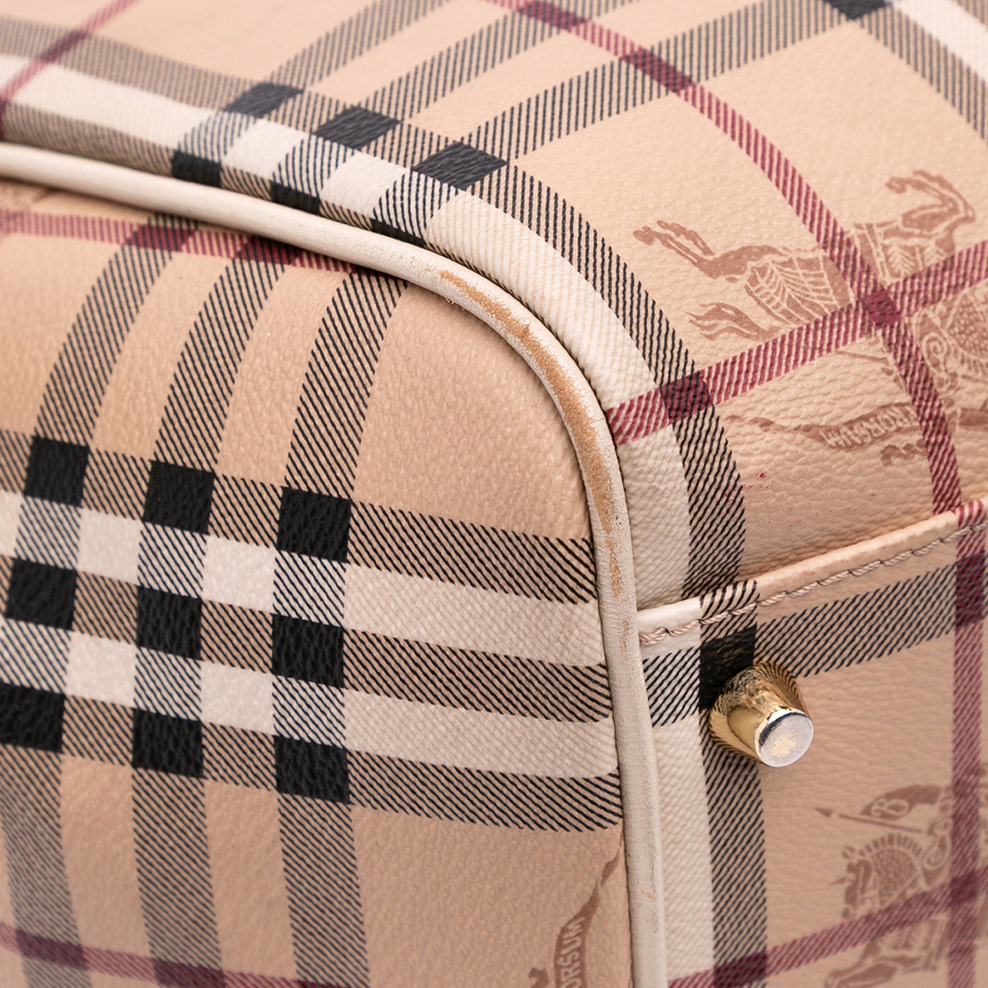 Small Haymarket Check Coated Canvas Canterbury Tote
