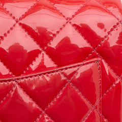Mini Square Classic Patent Single Flap