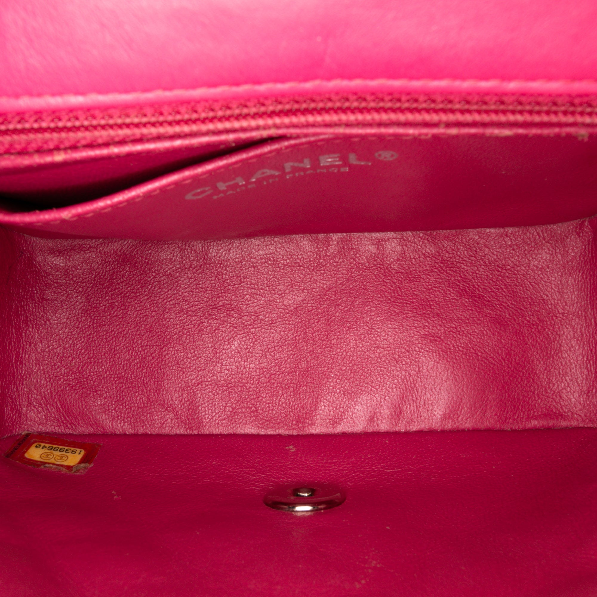 Mini Square Classic Patent Single Flap