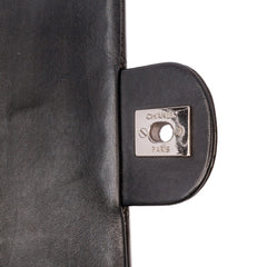 Mini Rectangular Classic Striped Patent Single Flap