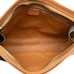 Macadam Coated Canvas Clutch