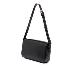 Shiny Calfskin Claude Shoulder Bag