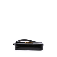 Shiny Calfskin Claude Shoulder Bag