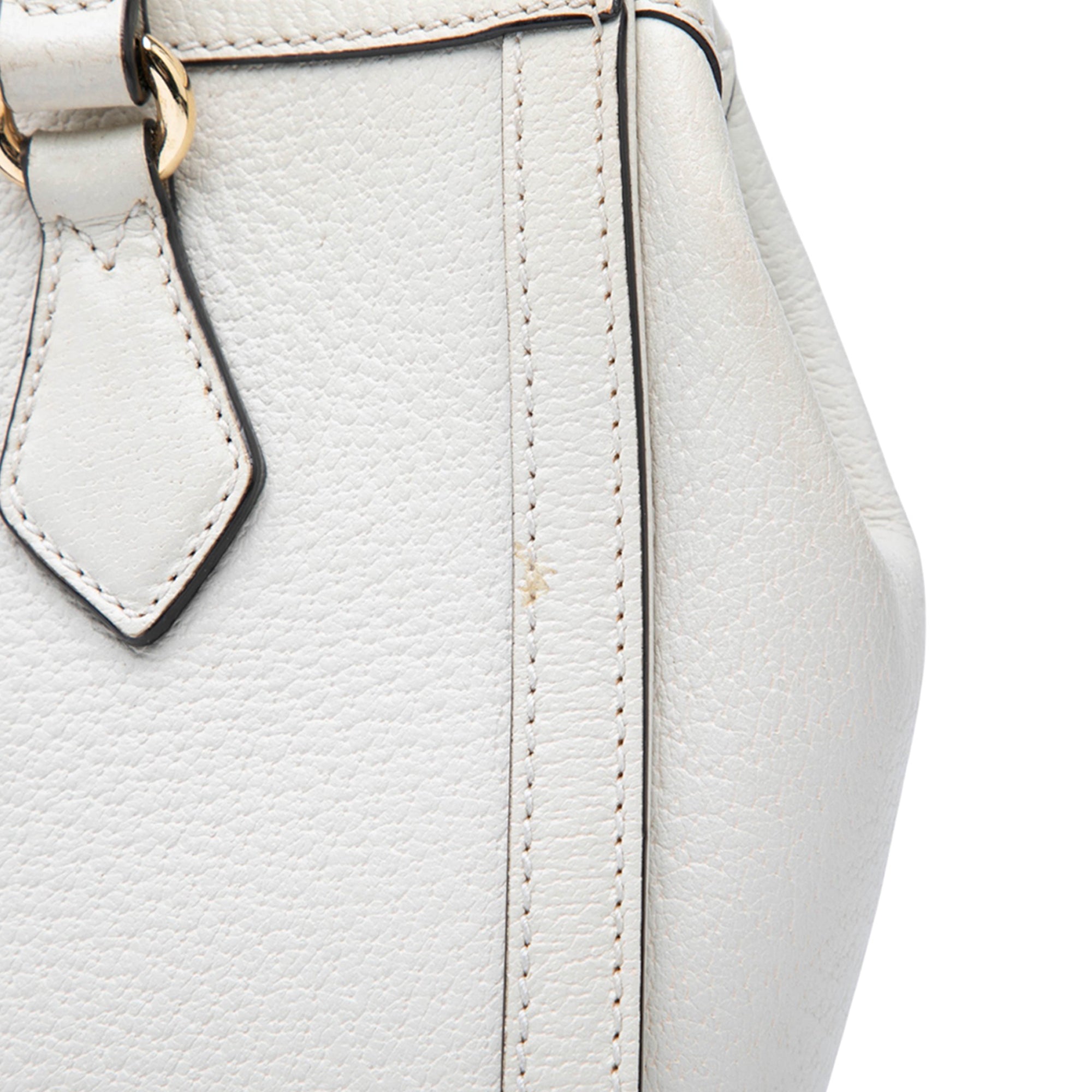 Small Leather Ophidia Satchel