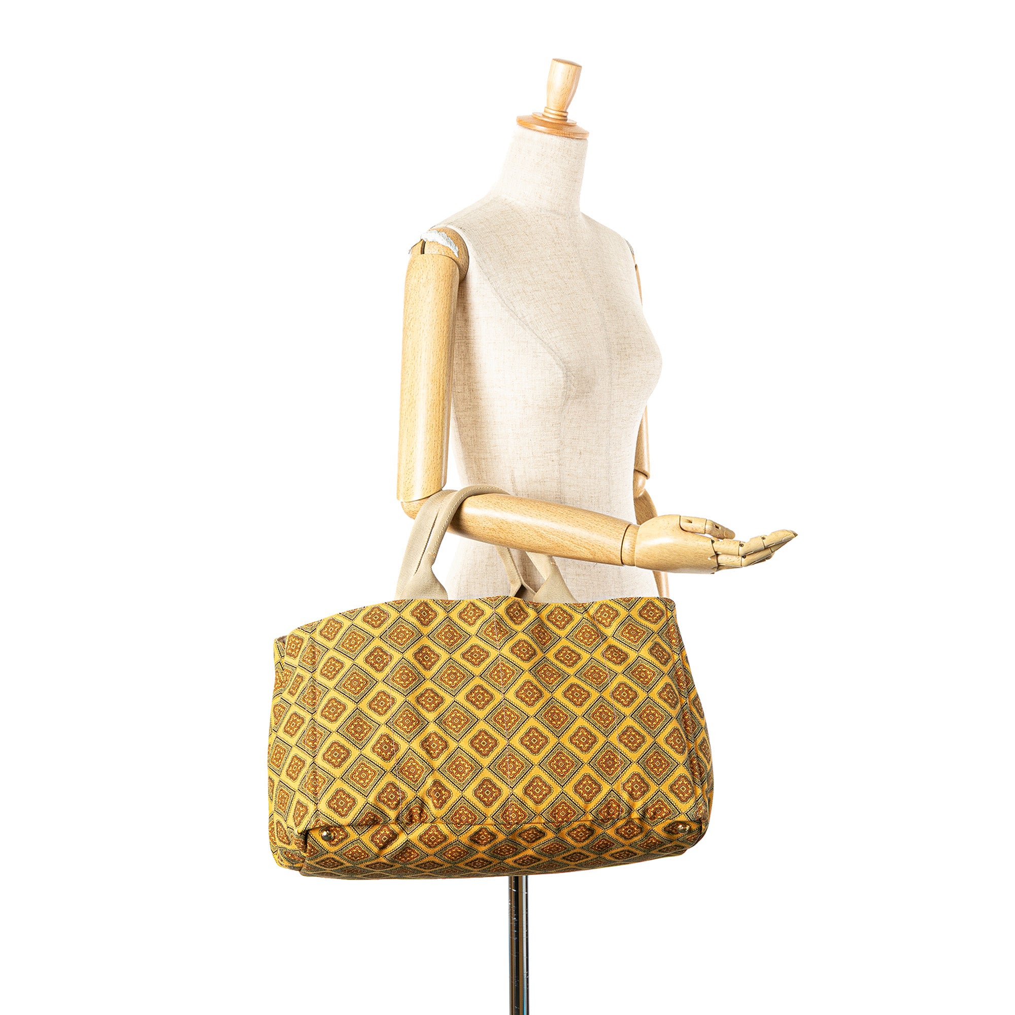 Large Canvas Printed Canapa Satchel