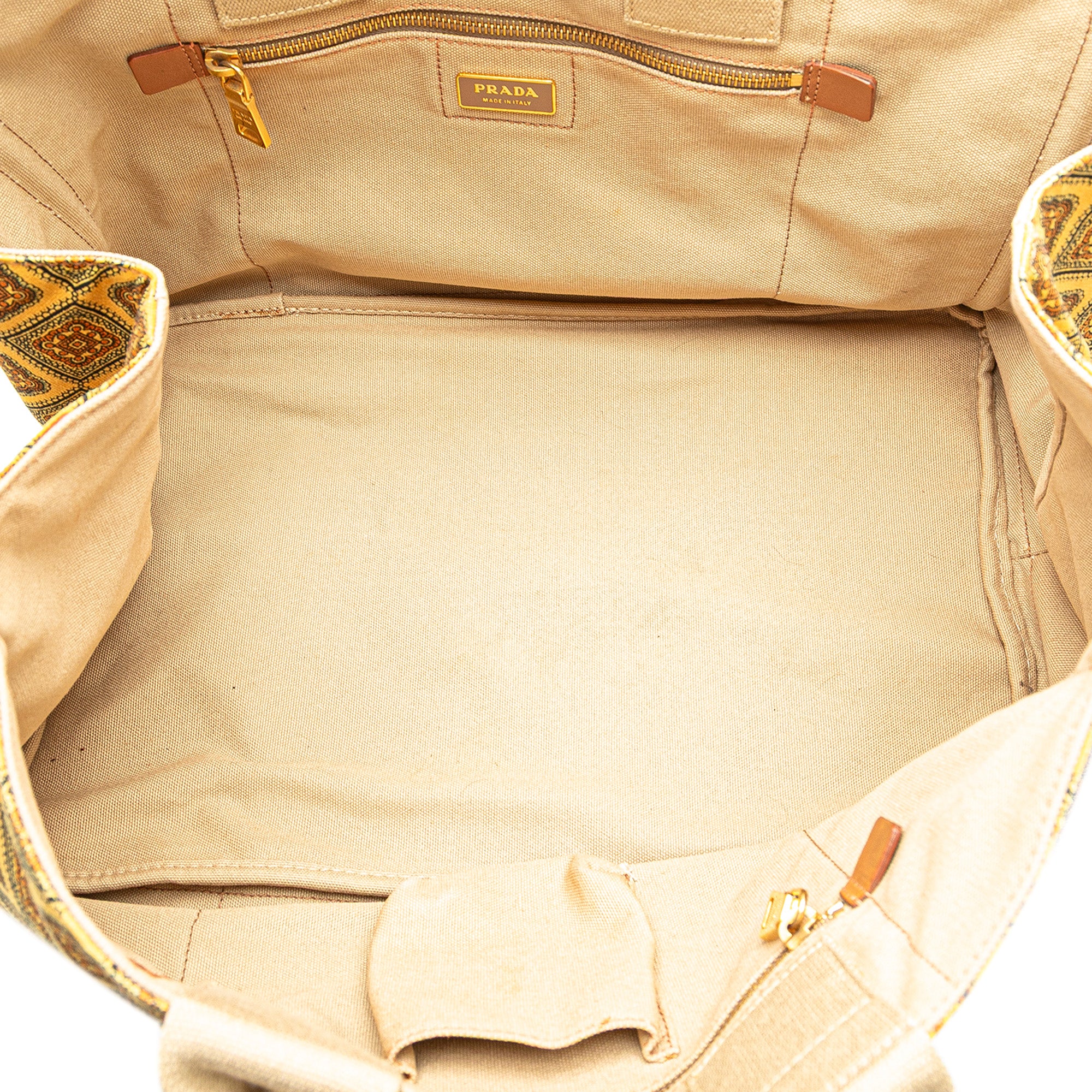 Large Canvas Printed Canapa Satchel