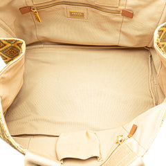 Large Canvas Printed Canapa Satchel