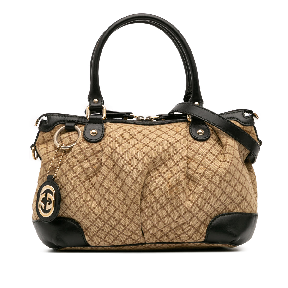 Diamante Canvas Sukey Satchel