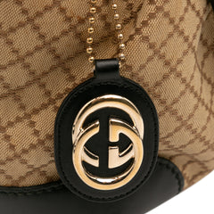 Diamante Canvas Sukey Satchel