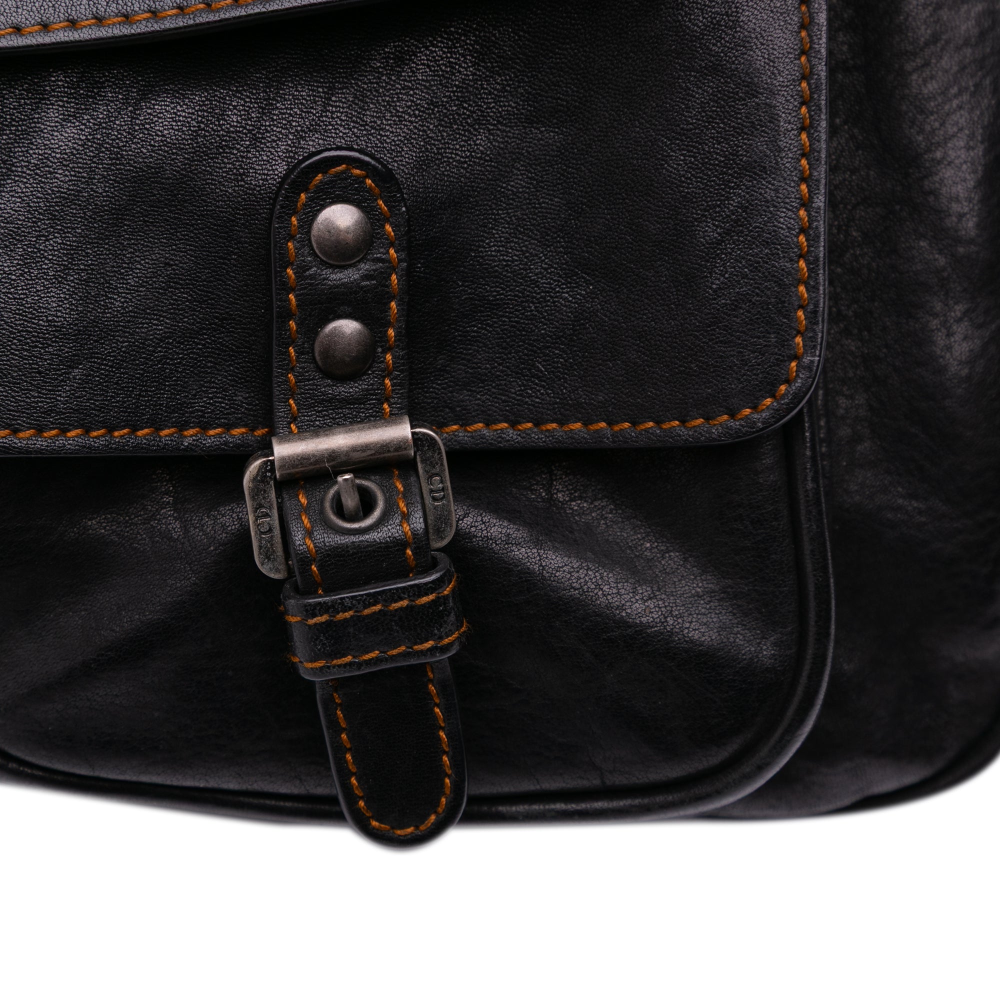 Calfskin Gaucho Double Saddle Shoulder Bag