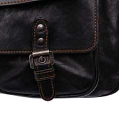 Calfskin Gaucho Double Saddle Shoulder Bag