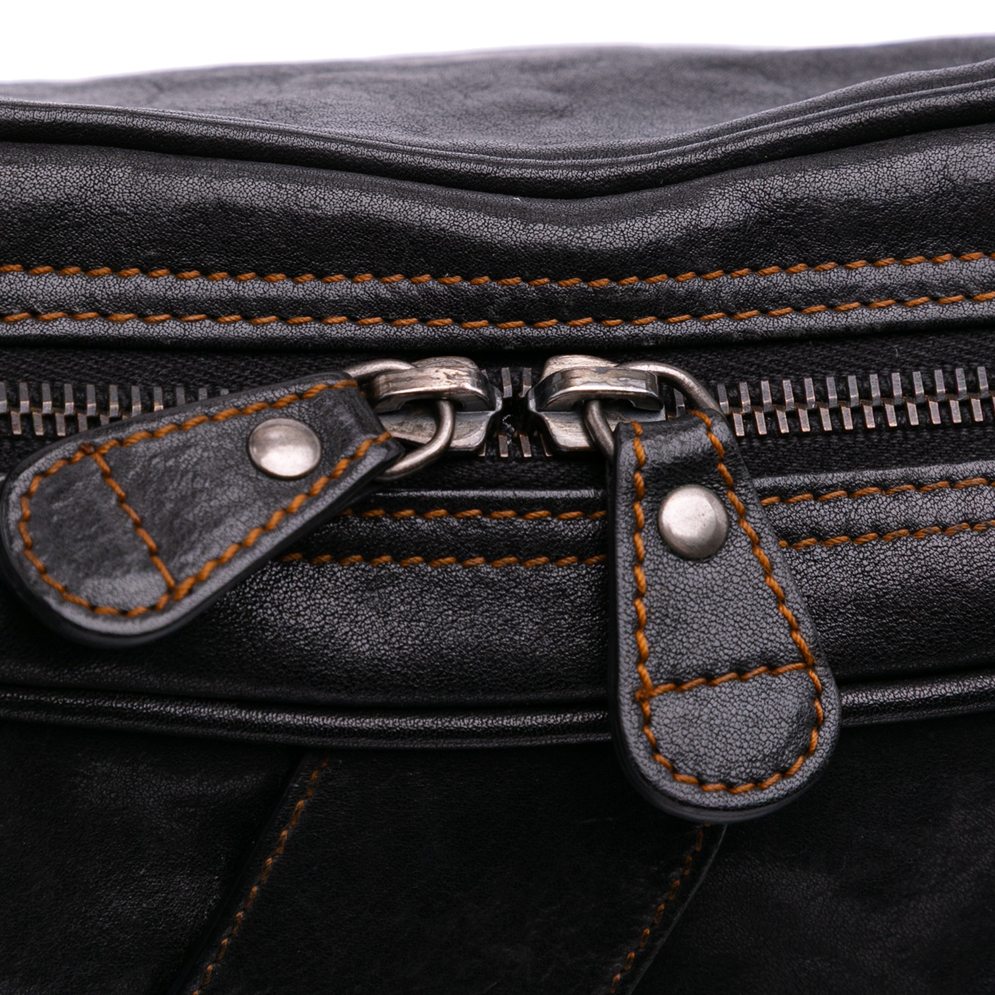Calfskin Gaucho Double Saddle Shoulder Bag