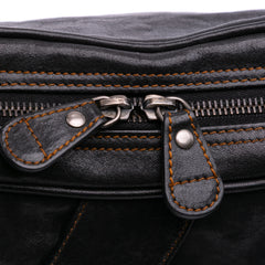 Calfskin Gaucho Double Saddle Shoulder Bag