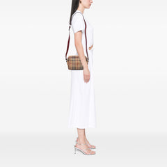 Haymarket Check Coated Canvas Crossbody