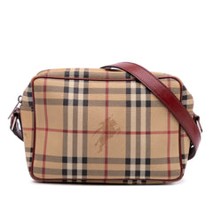 Haymarket Check Coated Canvas Crossbody