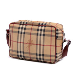 Haymarket Check Coated Canvas Crossbody