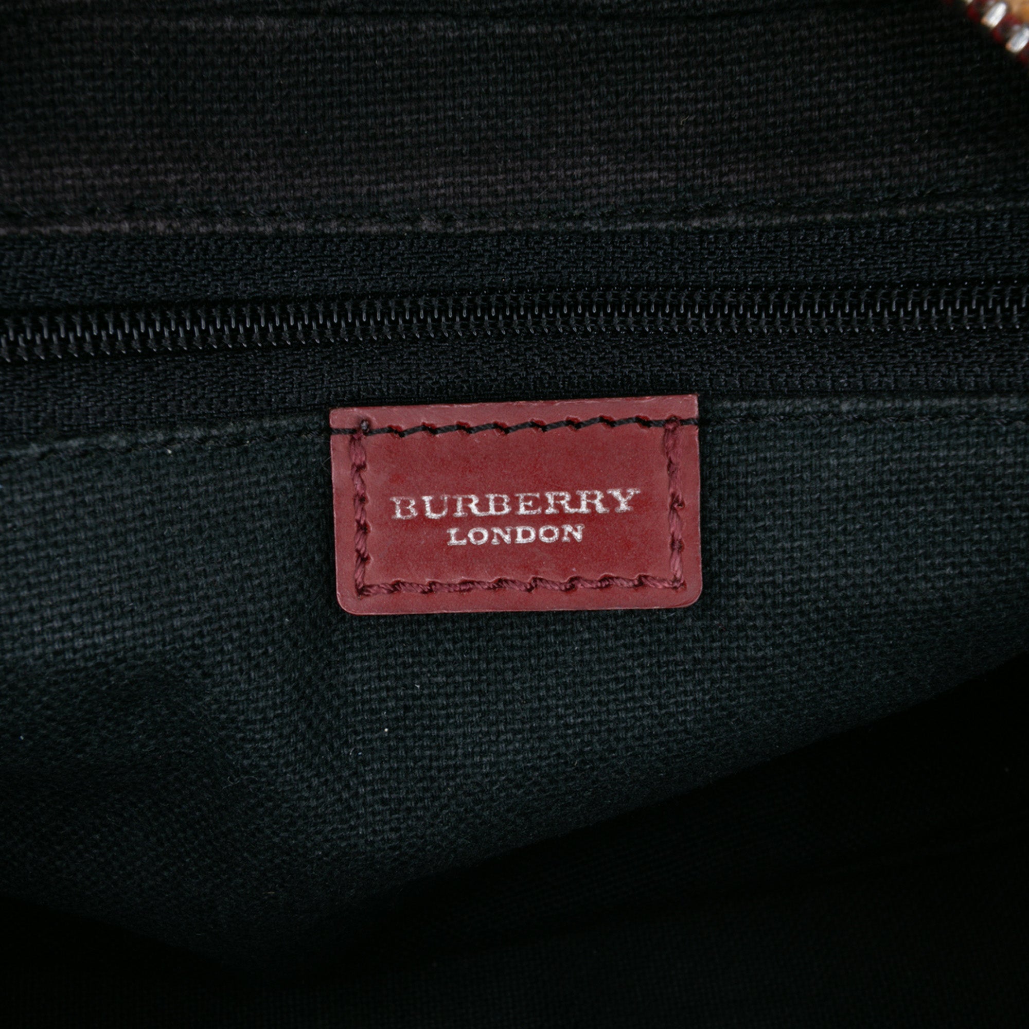 Haymarket Check Coated Canvas Crossbody