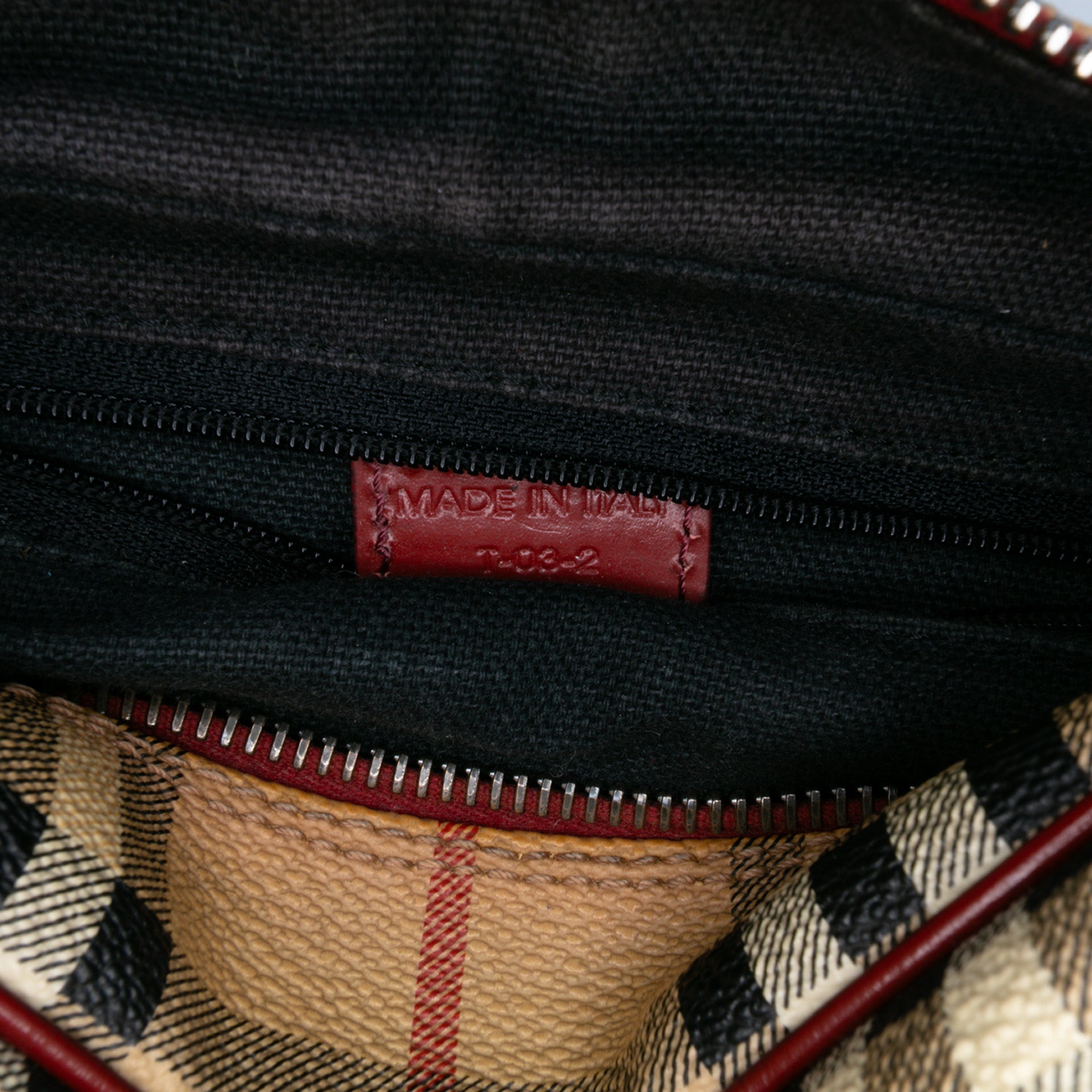 Haymarket Check Coated Canvas Crossbody