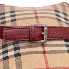 Haymarket Check Coated Canvas Crossbody