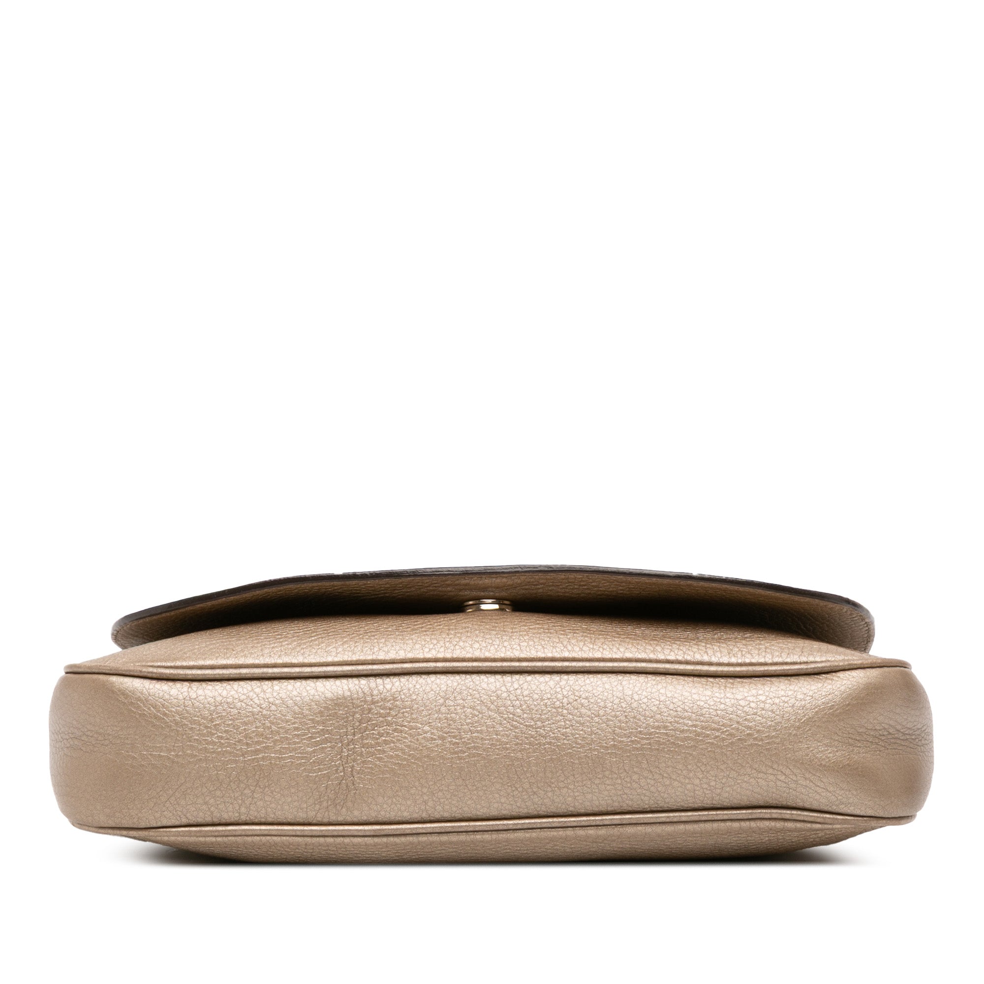 Medium Metallic Leather Soho Chain Flap Crossbody