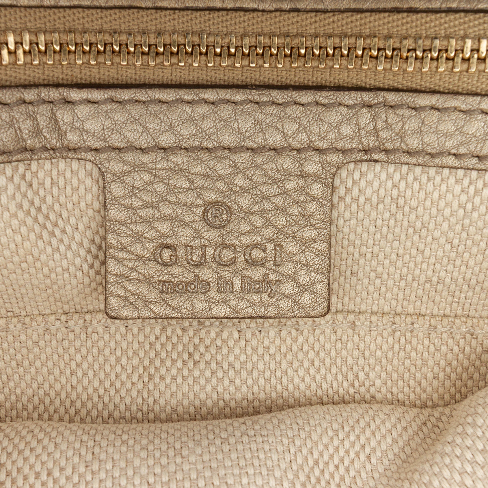 Medium Metallic Leather Soho Chain Flap Crossbody