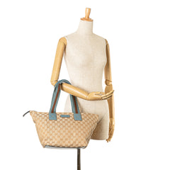 GG Canvas Web Tote