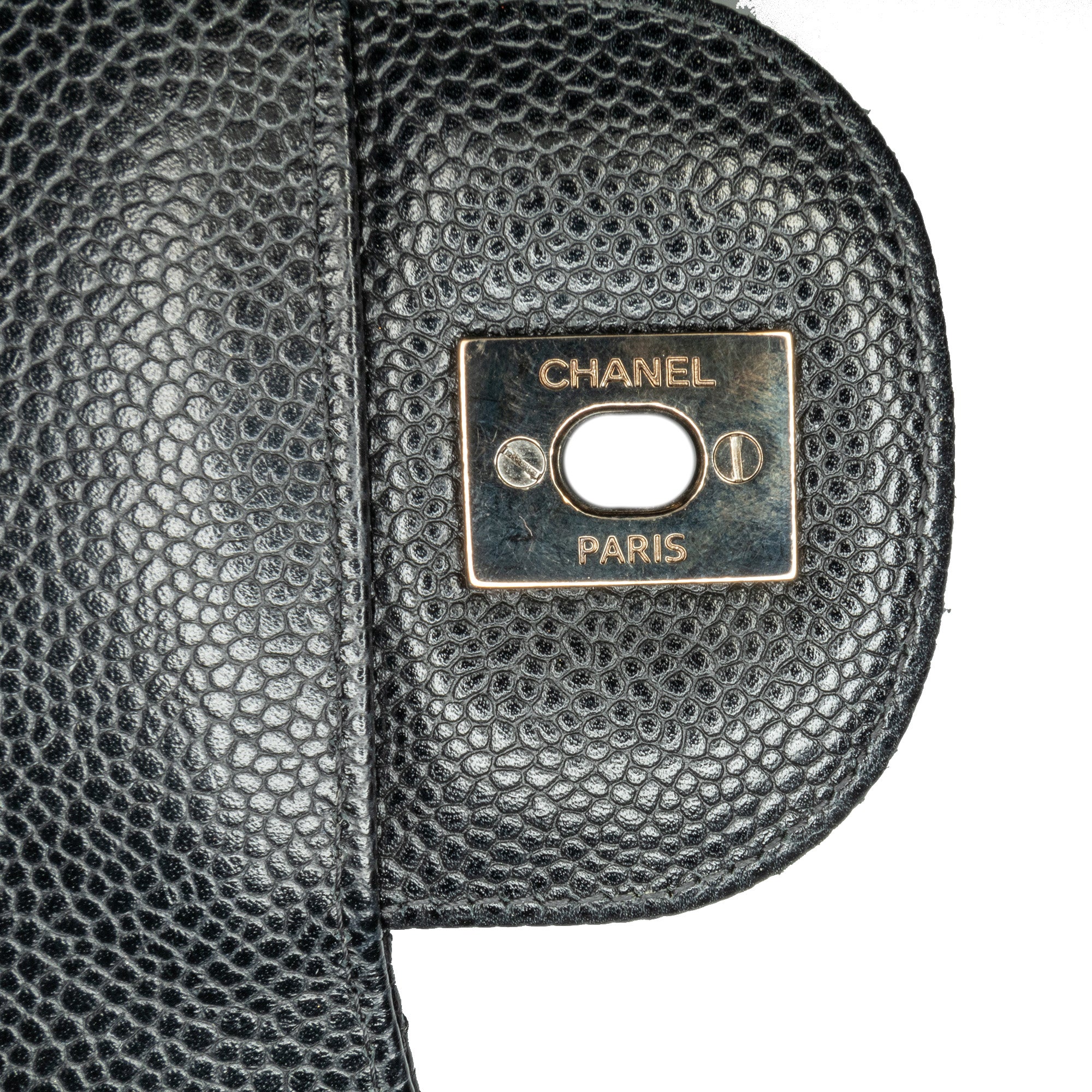 Jumbo Classic Caviar Double Flap